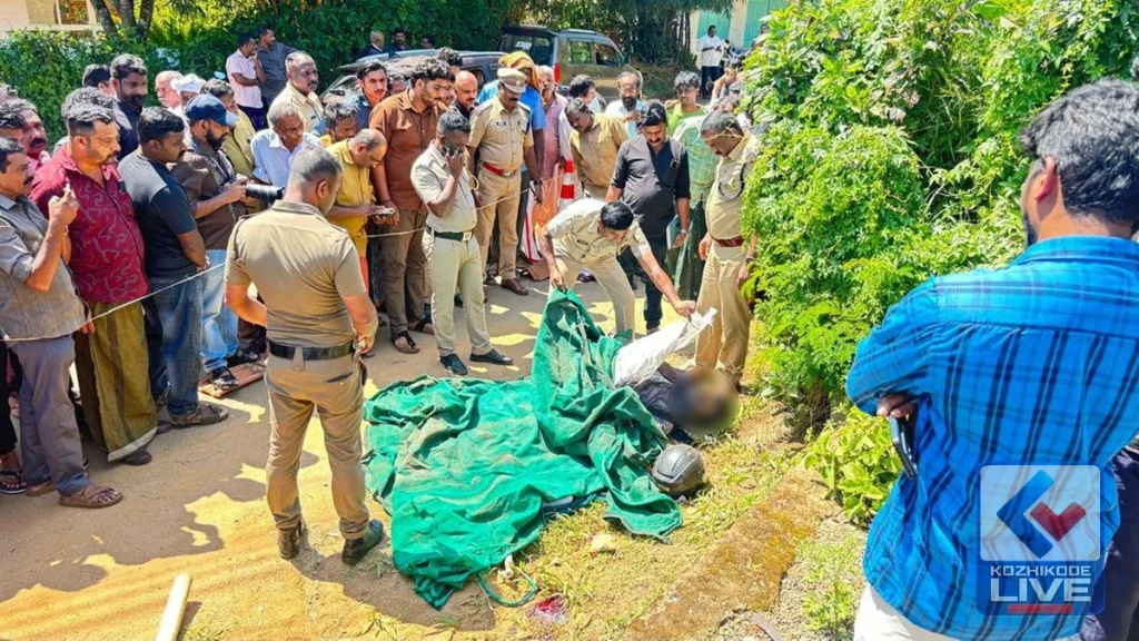 ഓഫീസിൽനിന്ന് വലിച്ചിറക്കി ഭാര്യയെ കമ്പിപ്പാരയ്ക്ക് തലയ്ക്കടിച്ചു; പിന്നാലെ റിവോൾവർ ഉപയോഗിച്ച് സ്വയം വെടിയുതിർത്ത് ഭർത്താവ് മരിച്ചു